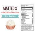 thumbnail image 5 of Matteo's Sugar Free Coffee Syrup, Cupcake (1L bottle, 6-pack), 5 of 5