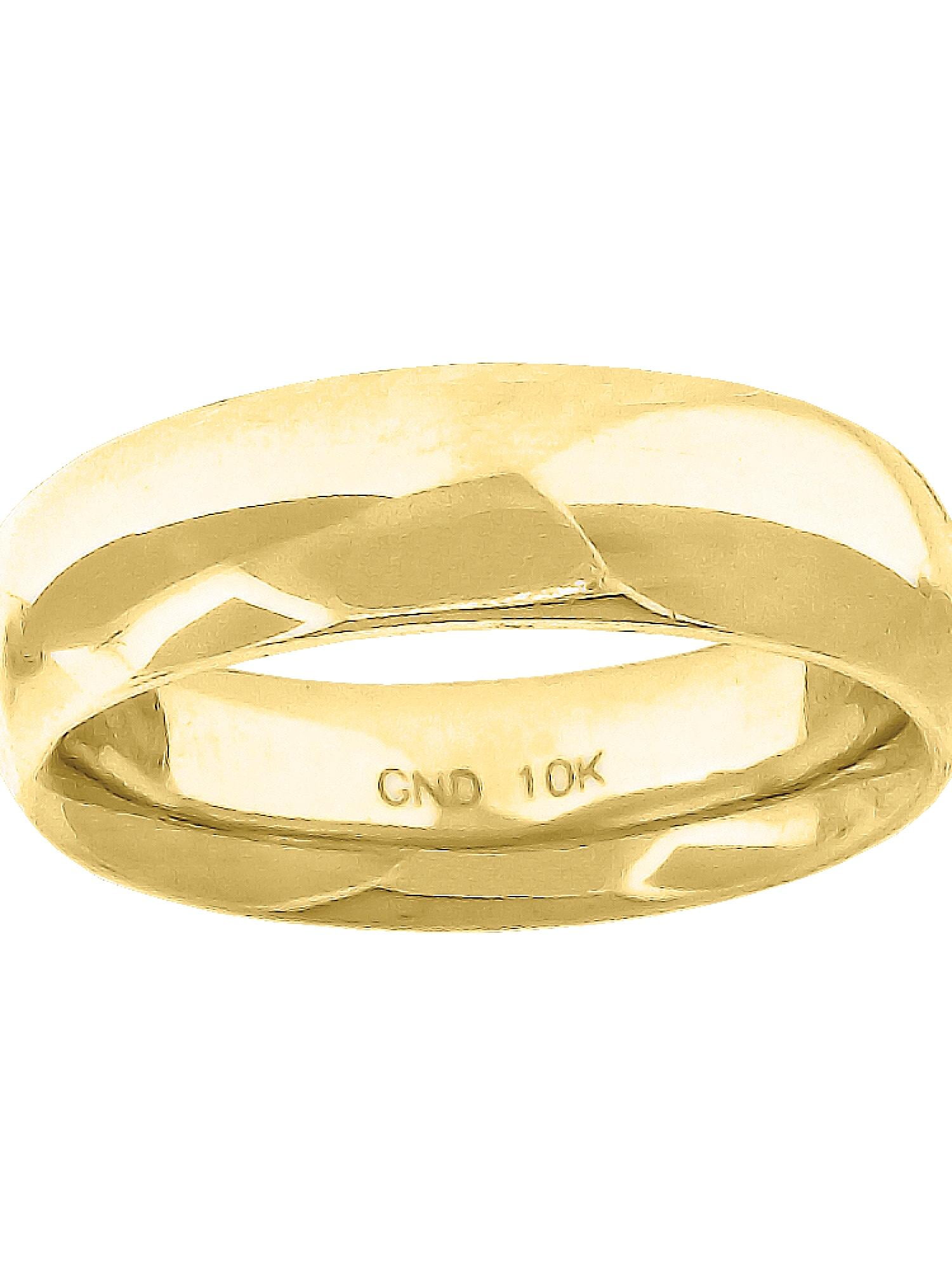 Jewelry Unlimited 10K Yellow Gold Mens Ladies Hollow