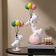 thumbnail image 5 of 2 Uds de Oso Globo de Resina para Decoración para hogar Sala de Estantería, 5 of 9
