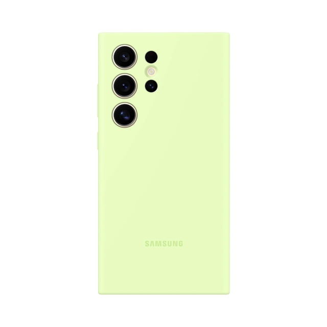 Funda para teléfono Samsung Galaxy S24 Ultra Silicone Lime