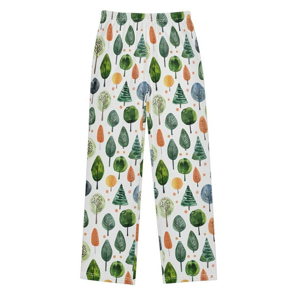 joogoo Trees Christmas Pajama Pants Pj Bottoms Sleepwear Lounge L