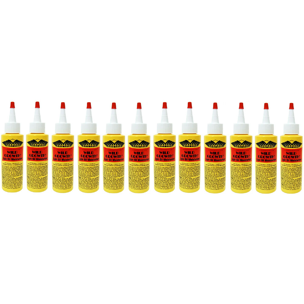 Wild Growth Light Oil Moisturizer 4 Fl oz (Pack of 12)