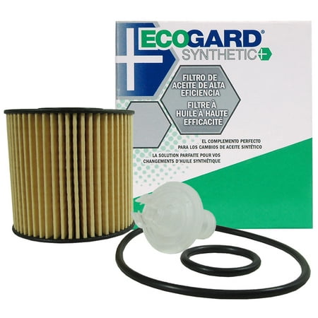 ECOGARD S5608 Cartridge Engine Oil Filter for Synthetic Oil - Premium Replacement Fits Toyota Camry, RAV4, Sienna, Highlander, Avalon, Venza, Tacoma / Lexus RX350, ES350, RX450h, ES300h,