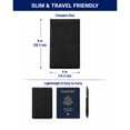 thumbnail image 6 of Brookstone Passport Holder Slim Lightweight Anti-Theft RFID Blocking Passport Covers for Travelling, 6 of 7