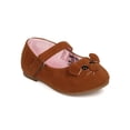 thumbnail image 1 of New Girl Jelly Beans Arrowhead Faux Suede Mouse Face Ballerina Flat, 1 of 5