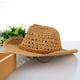 thumbnail image 2 of Unisex chico adulto vaquero verano playa sombrero para el sol Colcomx  Sombrero de vaquero para niño con correa para la barbilla, 2 of 8