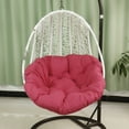 thumbnail image 3 of Papasan Chair Cushion,round Hanging Egg Hammock Chair Pads With Ties Quilted Design Swing Chair Cushions For Indoor Outdoor, 3 of 8