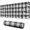 Black and White Checkered Pattern, variant on Black and White Checkered Pattern Extended Large Mouse Pad, Keyboard Mouse Pad with Non Slip Base & Stitched Edges, Thick Padded Gifts for Coworkers Family Friends,35.4"x15.7"