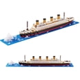 thumbnail image 1 of Set de bloques de construcción JXRLMB Titanic Micro Mini 1872 piezas, 1 of 9