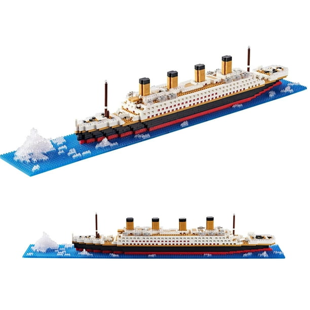 Set de bloques de construcción JXRLMB Titanic Micro Mini 1872 piezas