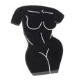 thumbnail image 3 of Jarrón de flores acrílico versátil, elegante, ligero, decorativo, moderno, con forma de cuerpo, para sala de estar, dormitorio, mujer, 3 of 14