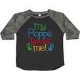 thumbnail image 3 of Inktastic My Poppa Loves Me Boys or Girls Toddler T-Shirt, 3 of 5