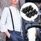 thumbnail image 1 of VERDANVERSE 6Ud Botones Metal Para Repuesto Estilo Simple Negro, 1 of 6