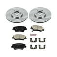 thumbnail image 3 of Power Stop Front Stock Replacement Brake Pad and Rotor Kit KOE6306, 3 of 8