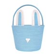 thumbnail image 1 of Advancent Cesta de Pascua tejida a mano con conejitos, cestas para niñas, regalos, dulces, duradera, 2 piezas, vacía. Almacenamiento y organización del hogar azul, 1 of 6