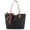 Black, variant on Tote Bags for Women Medium Top Handle Handbags with Scarf, Red