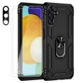 thumbnail image 1 of Aggxpf for Samsung Galaxy A54 5G Phone Case with Screen Protector & Camera Lens Protector, Rugged Phone Cover with Metal Ring Stand, Black, 1 of 6