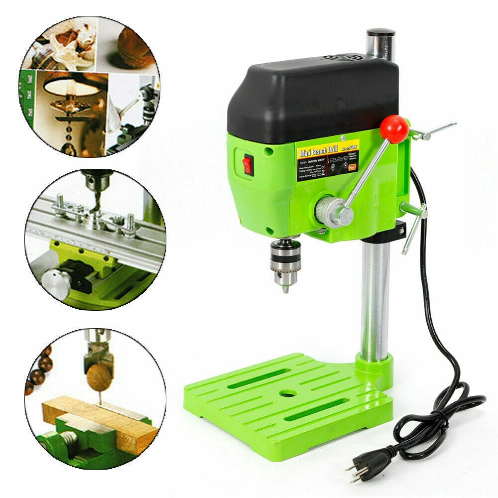 Anqidi Electric Bench Drill Press Stand Mini Portable Precision Drilling Machine Green 2 Sd 110v 480w Diy Tool Online In Guatemala 483696704