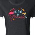 thumbnail image 4 of Inktastic Ready to Flamingle- Flamingo Party Women's T-Shirt, 4 of 5