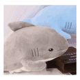 thumbnail image 3 of "Musculoso Tiburón De Peluche Juguete Ideal Para Regalar 45cm Lab.G Azul Claro ", 3 of 5