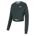 thumbnail image 2 of Women's-Concepts Sport  Charcoal USA Swimming Elevation Cropped Long Sleeve Tri-Blend Top, 2 of 3