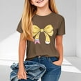 thumbnail image 2 of fatyb Summer T Shirts for Kids Short Sleeve Casual Girls Graphic Tee Tops Print Crewneck Loose Blouses, 2 of 7