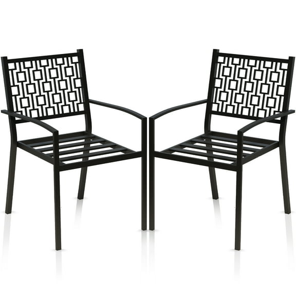 Marlowe 2 - Piece Side Handle Perfect Outdoor Sitting Chair