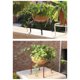 thumbnail image 4 of YiJuHui Heavy Duty Plant Stand for Large Pots, 300lb Capacity Metal Flower Pot Holder, Indoor Outdoor Garden Container Stand, Rust-Resistant Round Base, Durable Floor Protector, 4 of 6