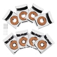 thumbnail image 1 of OUNONA 8Pcs Mirror Hanging Brackets Iron Clips Plated Silver with Wood Padding for Daily Wall Use, 1 of 6