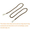 thumbnail image 3 of Unique Bargains Purse Chain Strap, 47' Purse Strap Shoulder Bag Replacement Strap(Dark Brown/Gold), 3 of 6