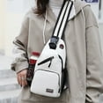 thumbnail image 5 of Specollect Convertible Sling Backpack - Zipper Lock Design with Headphone Hole and 2 Mesh Pockets, Adjustable Shoulder/Double Strap for Hiking and Travel, 5 of 6