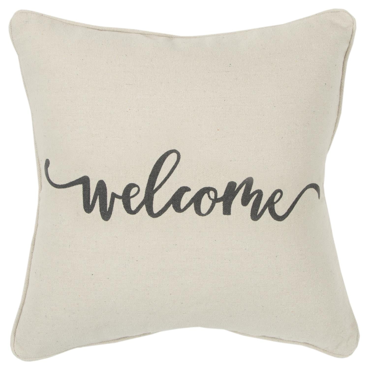 Rizzy Home Holiday Down Filled Decorative Throw Pillow, 20" x