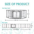 thumbnail image 2 of Regalo Gray Superwide Plastic Gate & 2-in-1 Play Yard with Door, 2 of 13