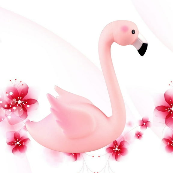 Raindrops  Flamingo Ornament Charming Cake Topper Festive Party Decoration Baby