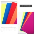 thumbnail image 5 of 10 Sheets Neon Papers Glow in the Dark Neon Papers Party Supplies DIY Fluorescent Neon Papers Party Favors, 5 of 5