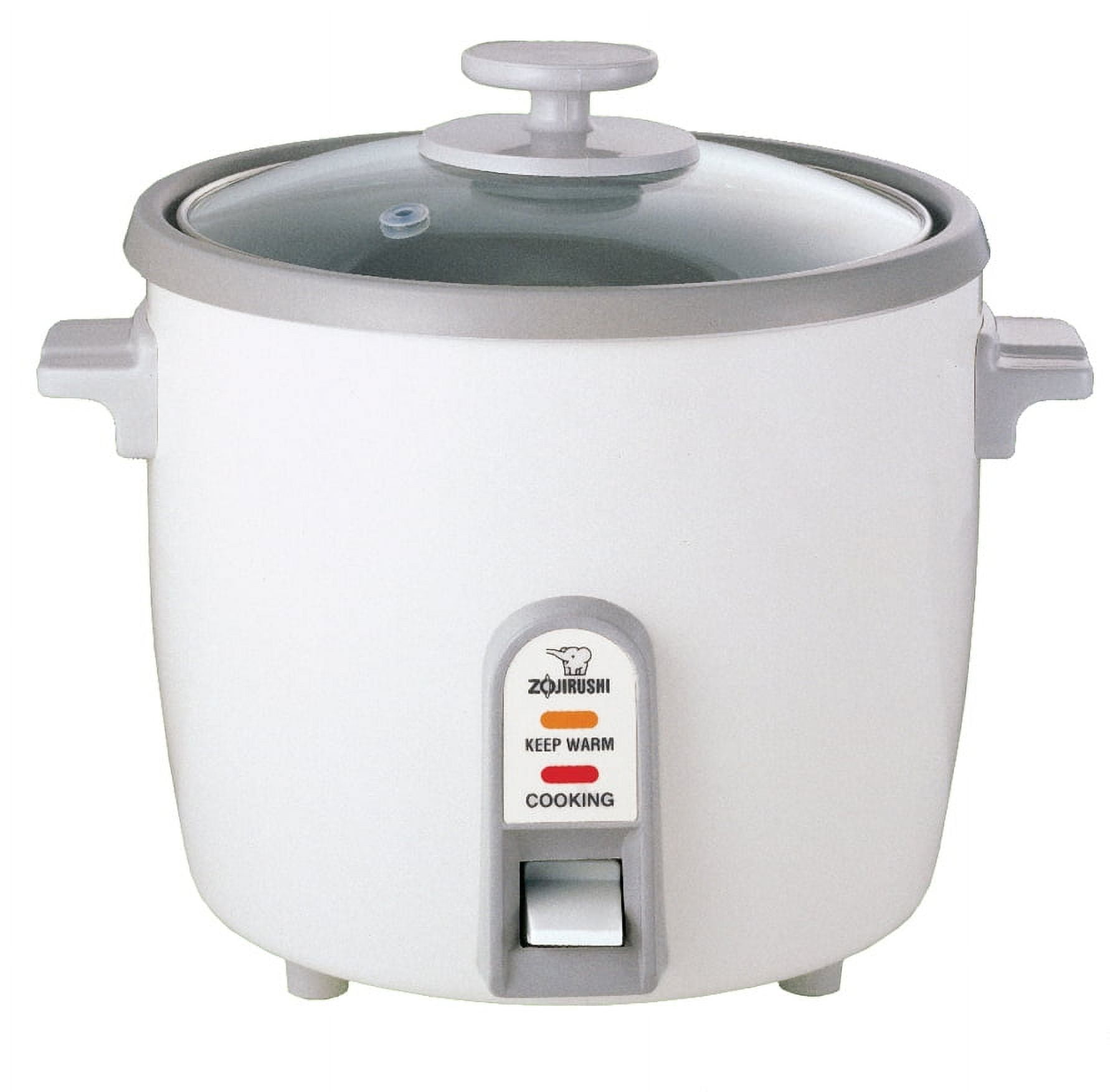 Zojirushi 3 Cup Electric Rice Cooker & Steamer with Non-Stick Pan