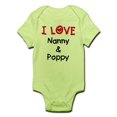 thumbnail image 1 of CafePress - I Love Nanny And Poppy Infant Bodysuit - Baby Light Bodysuit, 1 of 1