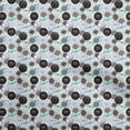 thumbnail image 1 of oneOone Cotton Silk White Fabric Sports Sewing Material Print Fabric By The Yard 42 Inch Wide, 1 of 5