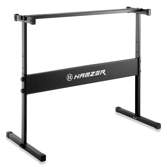 Hamzer Heavy Duty, H Style Piano Keyboard Stand, Adjustable w/ Non Slip Caps
