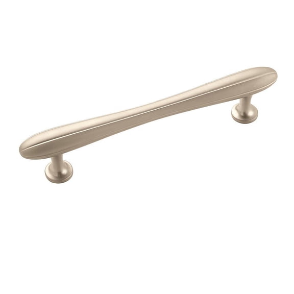 Amerock BP24233SN-XCP10 Angouri Oval Shape Bar Cabinet Drawer Pull 5" Center To Center - pack of 10