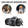 thumbnail image 2 of Bolsa de transporte para mascotas Bolsa de salida para mascotas plegable Almohadilla extraíble transpirable Suministros para mascotas Hugtrwg Para estrenar, 2 of 9