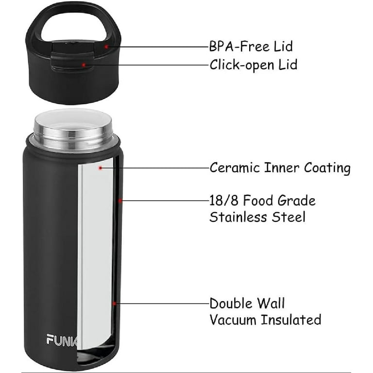 Ceramics Liner Thermos Cup Rust-resistant Car Vacuum Flask Stainless Steel  Insulation Coffee Mug water bottle botella de agua