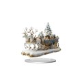 thumbnail image 2 of Clearance 2D Santa Sleigh Figurines Christmas Decor, Cute Santa Christmas Decorations for Home, Christmas Centerpieces Figurine for Tables, 2 of 7
