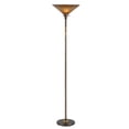 thumbnail image 1 of Cal Lighting Soho 13.75" Durable Metal Torchiere Floor Lamp in Rust Brown, 1 of 3