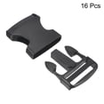 thumbnail image 3 of Uxcell Plastic Buckles 16 Pack Quick Side Release Clips Black 39mm, 3 of 5