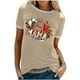 thumbnail image 1 of Elegante blusa de manga corta con cuello redondo y manga abullonada para mujer OAVQHLG3B Store  lin121212, 1 of 5