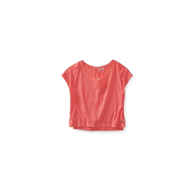 Aeropostale - Camiseta de pijama con espalda abierta para mujer, naranja, extragrande