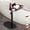 Black, variant on Bamboo Bathtub Tray Table with Adjustable Height, Freestanding Bath Caddy Side Table for Tub Against Wall, Tub Shelf with Wine Glass Phone Holder, Functional Tray - Patent Protected (Brown)