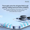 thumbnail image 4 of Nalacover For iPhone 12 Pro Ultra Slim Clear Case,Luxury Crystal Transparent PC Bumper Shockproof Dust-proof Glass All-in-one Camera Lens Protector Fit Cover.For iPhone 12 Pro,Clear, 4 of 6