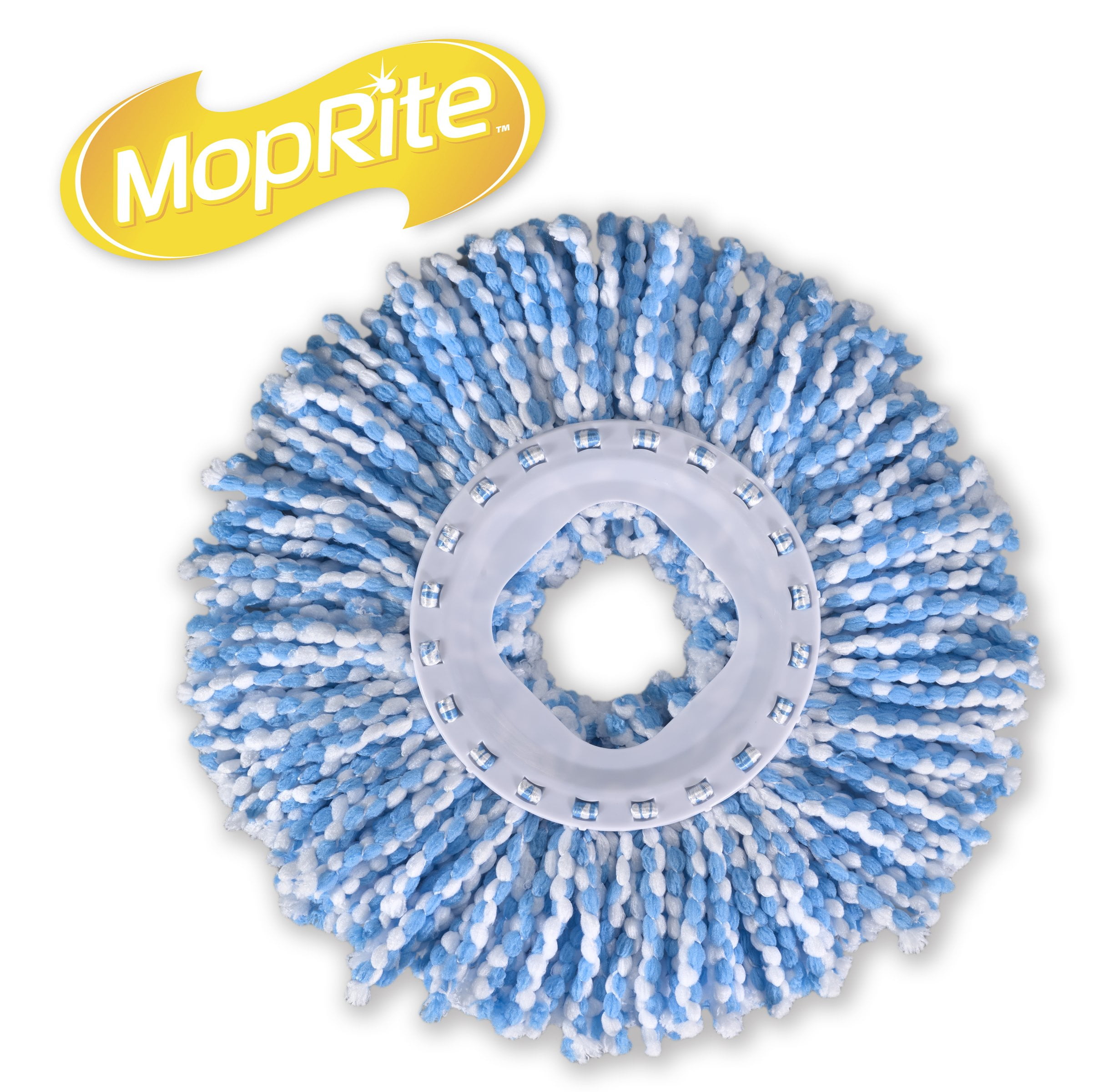 Microfiber Spin Mop Replacement Mop Head by MopRite for Deluxe